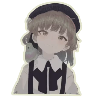 Telegram sticker 😍 Hatoba Tsugu @Anak_kucing_stiker