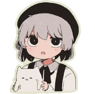 Video sticker 😍 Hatoba Tsugu @Anak_kucing_stiker
