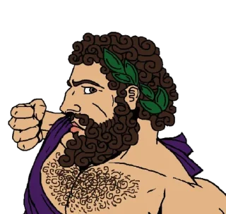 Telegram sticker 👊 Ελευθερία ή Θάνατος