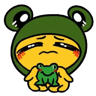 Telegram sticker 🐸 Uwu cursed @savelifeua