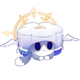 Telegram sticker 😇 @hsrzeta halovian brainrot