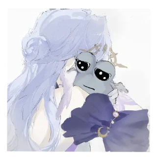 Telegram sticker 🧸 @hsrzeta halovian brainrot