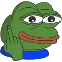 Telegram sticker 🖕 pepecoin