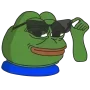 Telegram sticker 😎 pepecoin