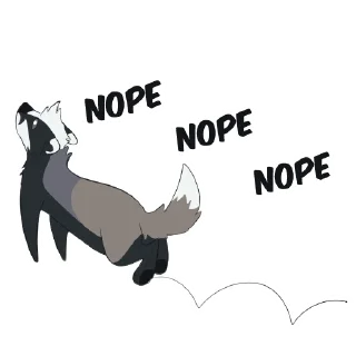 Телеграм стикер 🙅‍♂️ Badgers by pulexart.com