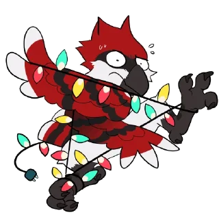 Video sticker 💡 Cheshire the blue jay by GodBirdArt - @WeirSticker