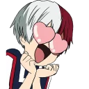 Телеграм стикер 😍 (@Tengen) My Hero Academia 3