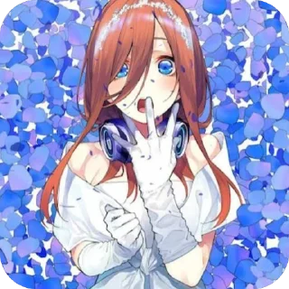 Телеграм стикер 🫥 The quintessential quintuplets