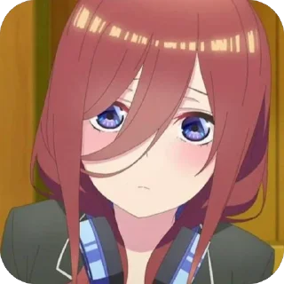 Телеграм стикер 🫥 The quintessential quintuplets