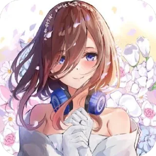 Телеграм стикер 🫥 The quintessential quintuplets
