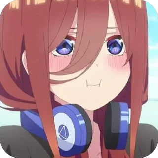 Телеграм стикер 🫥 The quintessential quintuplets