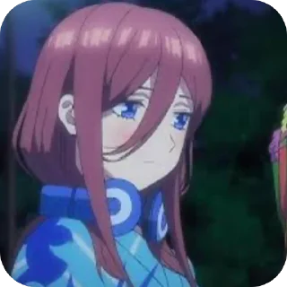Телеграм стикер 🫥 The quintessential quintuplets