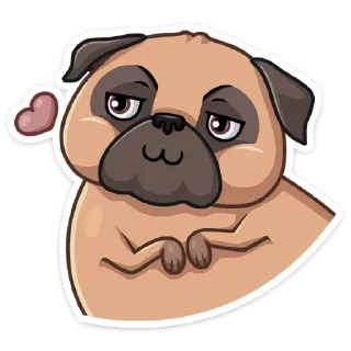 Telegram sticker 😘 Бун от @stickers_vk
