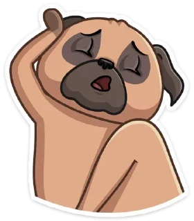 Telegram sticker 😑 Бун от @stickers_vk