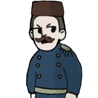 Телеграм стикер 😎 Enver Pasha