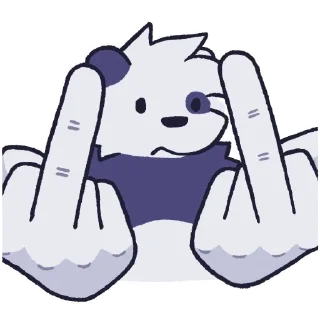 Telegram sticker 🖕 Jhonny V4: Mas Jhonny que nunca