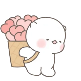 Telegram sticker 💬 힐링곰은 오늘도 따숩찌 By @KakaoEmoticon