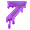 Sticker 7⃣ wet font ➜ @emoji_room