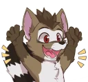Telegram sticker 🎉 ALX Ringtail