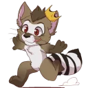 Telegram sticker ✈️ ALX Ringtail
