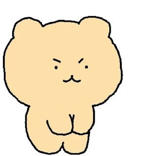 Telegram sticker 💬 망그러진 곰 By @KakaoEmoticon