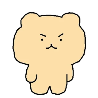 Sticker 💬 망그러진 곰 By @KakaoEmoticon