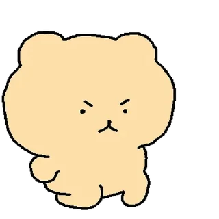 Telegram sticker 💬 망그러진 곰 By @KakaoEmoticon