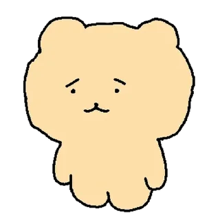 Telegram sticker 💬 망그러진 곰 By @KakaoEmoticon