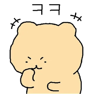 Telegram sticker 💬 망그러진 곰 By @KakaoEmoticon