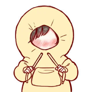 Telegram sticker 💞 Cute Girl (@TodorokiShouto)