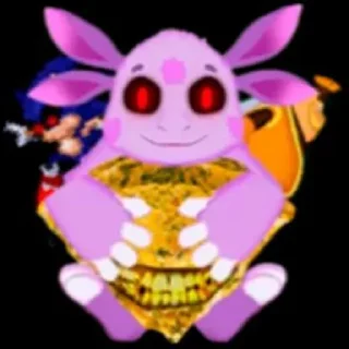 Telegram stiker 🤩 Luntik x cursed omelette @hz_kakoi_to_chel