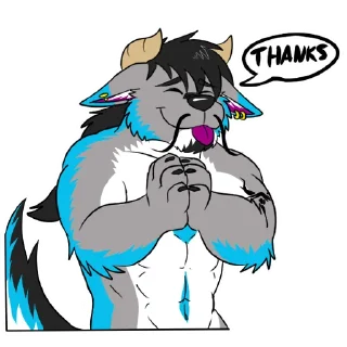 Telegram sticker 🥰 Oros Growlfang by Ligoni_EXE