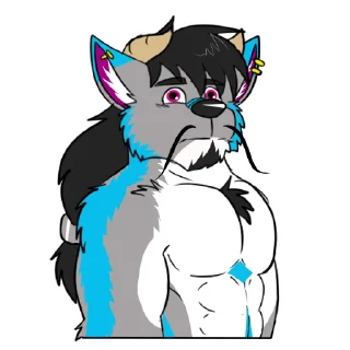 Telegram sticker 😐 Oros Growlfang by Ligoni_EXE