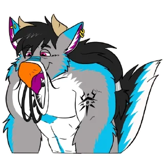 Telegram sticker 👙 Oros Growlfang by Ligoni_EXE