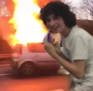 Telegram sticker 😝 STRANGER THINGS :: @fStikBot