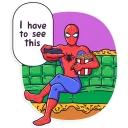 Telegram sticker 😲 Spidermeme