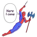 Telegram sticker 🏃 Spidermeme