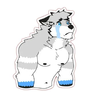 Telegram sticker 😭 Lyamn Stickers pack 🐺
