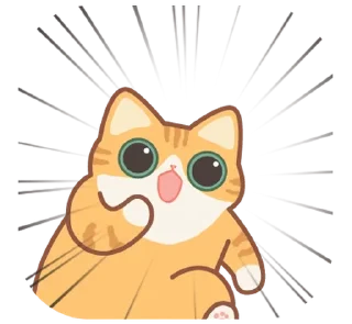 Telegram sticker 💬 보들보들 보들캣! 치즈냥 By @KakaoEmoticon