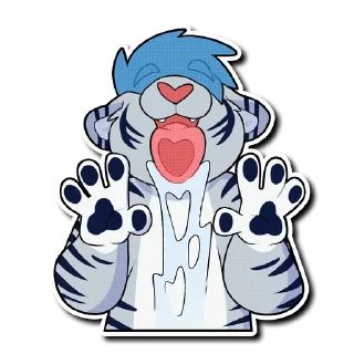 Telegram sticker 👅 Ari Not By Ari