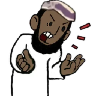 Telegram sticker 🤬 Zahran