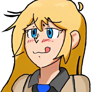 Telegram sticker 😋 Emilia pack | @vorefile_group_ua