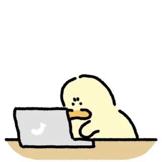 Telegram sticker 💬 김바덕의 회사로운 생활. By @KakaoEmoticon