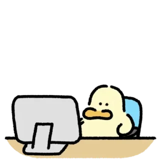 Telegram sticker 💬 김바덕의 회사로운 생활. By @KakaoEmoticon