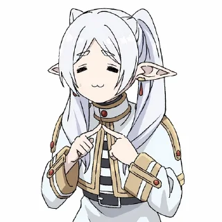 Telegram sticker 😅 Sousou No Frieren | @Toji_sama