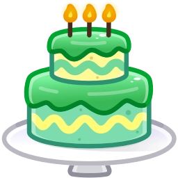Sticker 🎂 green collection → @emoji_premiumm