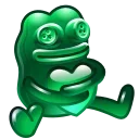 Video sticker 🎁 green collection �...