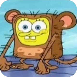 Sticker 🐱 ГУБКО БОБ @vveriks