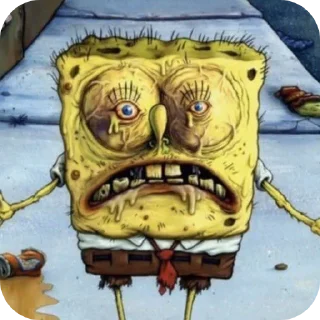 Телеграм стикер 🐞 ГУБКО БОБ @vveriks