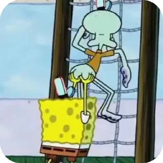 Телеграм стикер 🪑 ГУБКО БОБ @vveriks